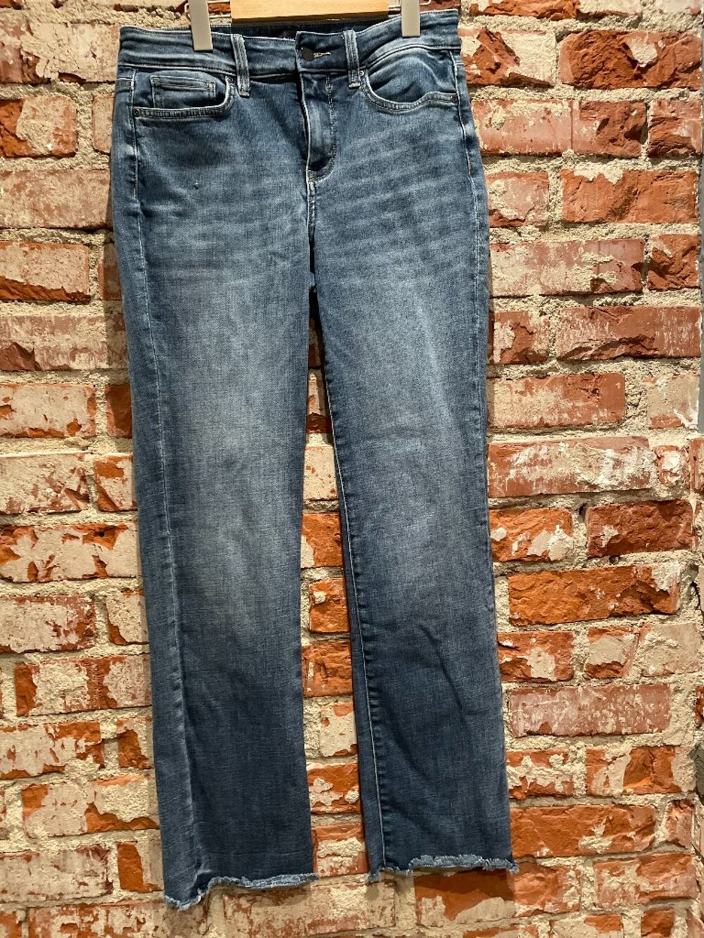 NYDJ Boyfriend Jeans, size 8, with a secret message in the cuff!